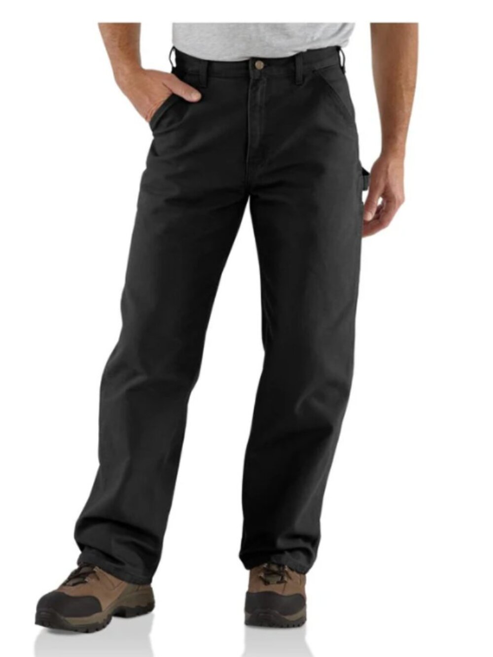 Carhartt B11 Washed Duck Work Dungaree - Black